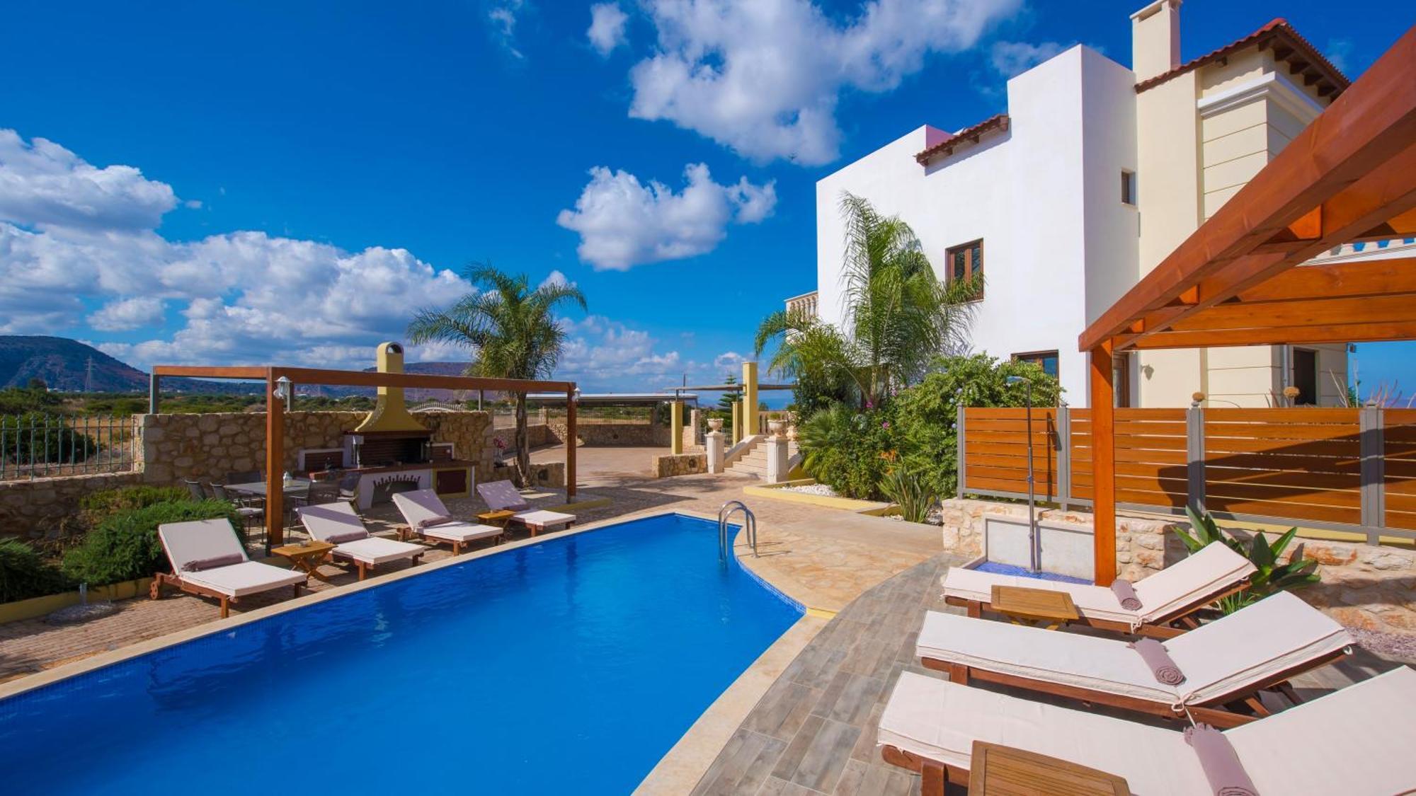 Sunshine Villa With Private Pool By Estia Hersonissos  Luaran gambar