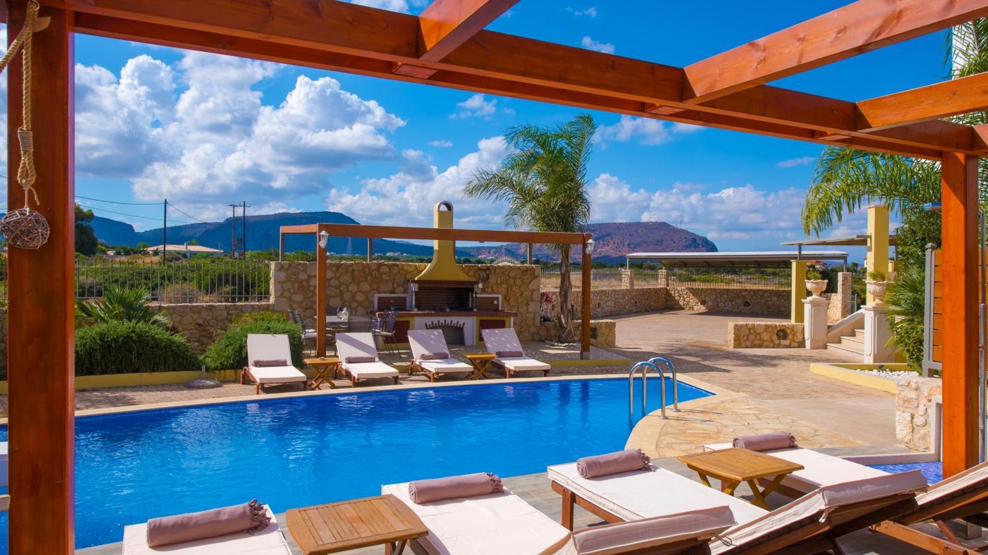 Sunshine Villa With Private Pool By Estia Hersonissos  Luaran gambar